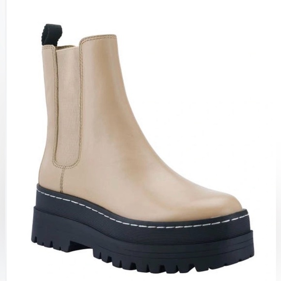 Marc Fisher Pauline Chelsea Boot in Natural - Picture 7 of 7